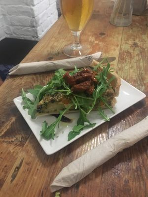 Quiche  at Quinoa in Barcelona