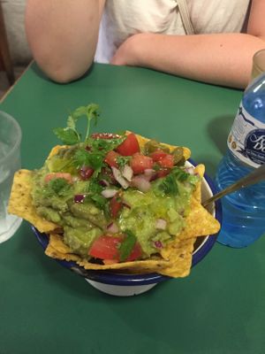Nacho plate at Quinoa in Barcelona