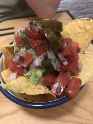 Nachos at Quinoa in Barcelona