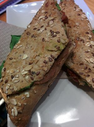 Sandwich  at Quinoa in Barcelona