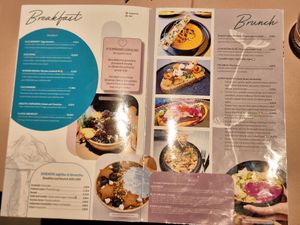 Menu at Wonderland Ljubljana in Ljubljana