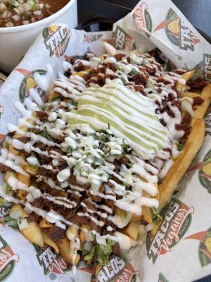 vegano fries  at Tacos Veganos II Avondale   in Avondale