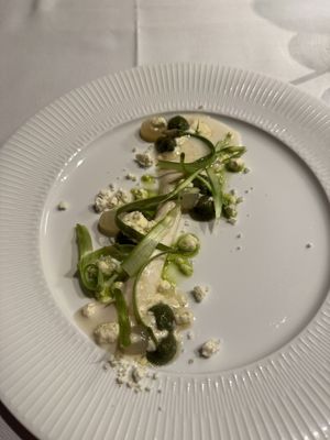 asparagus Pannal cotta   at Restavracija Sedem in Maribor