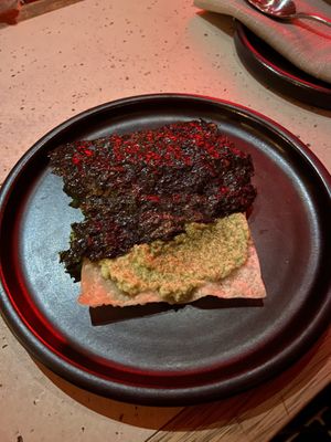 Wonton crisp   at Shosho in Hyde Park