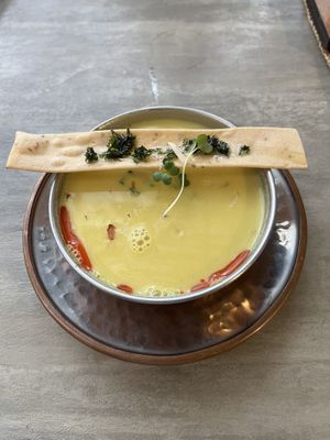 Makai Badam Shorba  at Go Native Whitefield in Bangalore