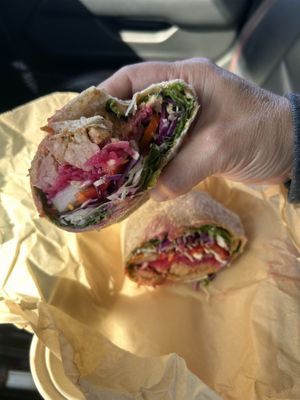 Tempeh Wrap! Sept 2024  at Little Plant in Coos Bay