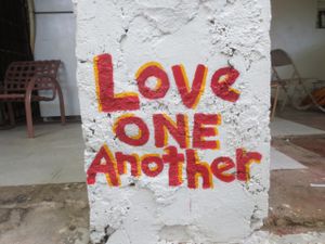 Such a nice location. at Natural Vybz Rootz Cafe in St John