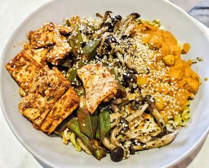 Vegan bolognese pasta at Agrain - The Sphere in Kuala Lumpur