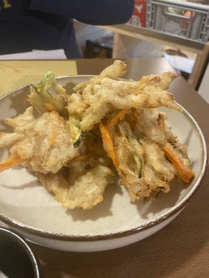 Tempura  at Una Gemma in Turin
