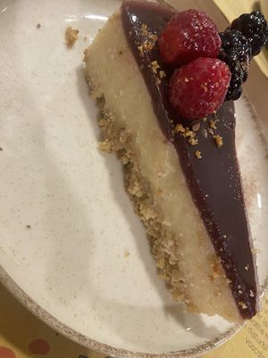 Veg cheescake   at Una Gemma in Turin