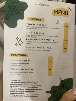 Menù Secondi   at Una Gemma in Turin