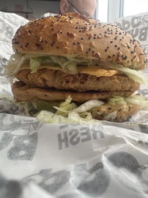   at Odd Burger  in Edmonton