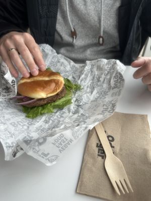   at Odd Burger  in Edmonton