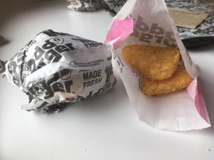 Hashbrowns at Odd Burger  in Edmonton