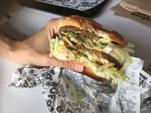 Burger at Odd Burger  in Edmonton