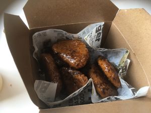 Wings at Odd Burger  in Edmonton