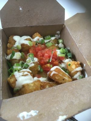 Loaded tots at Odd Burger  in Edmonton
