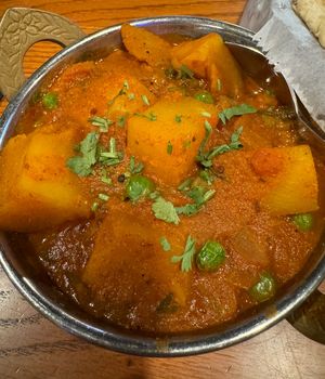 Aloo muttar  at Spice Room in Denver