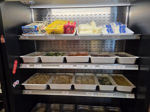 Vegan ingredients (there are clearly seperated from animal products) at YGF Hotpot in Vienna