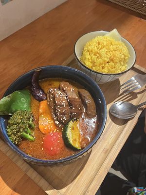 Soup curry with pork belly   at Soup Curry Fukuya in Taichung