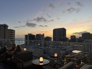 sunset view  at Sky Waikiki in Honolulu
