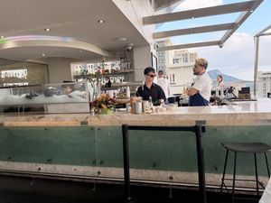 The bar  at Sky Waikiki in Honolulu