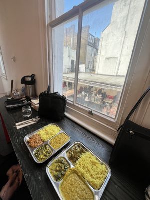   at Trampoline Cafe in North London