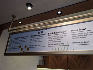 Three vegan options. at Chopped Salad Days カレッタ汐留店 in Tokyo