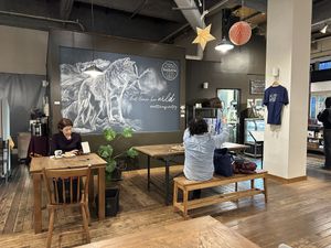 Cute insidee  at Sasaya Cafe in Tokyo