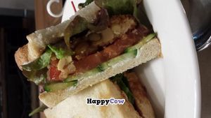 Tempeh katsu sando.  at Sasaya Cafe in Tokyo