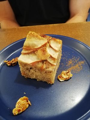 Apple cake at Sasaya Cafe in Tokyo