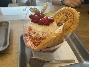 Spaghetti vegan  at Eismeer in Munich