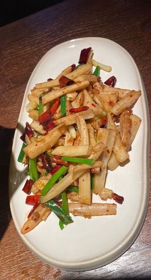 Lotus root in soy bean pastee  at Little Yunnan - 小云南 - Maybe closed in Beijing