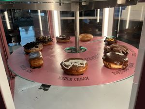 they’re all vegan   at BNA - Voodoo Doughnut - International Terminal in Nashville