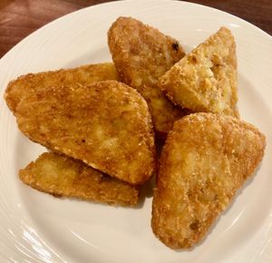 Hash browns at Al Rimal - Erth Hotel in Abu Dhabi