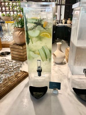 Detox water at Al Rimal - Erth Hotel in Abu Dhabi