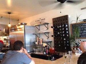 Bar area at Revolution Kitchen in Burlington