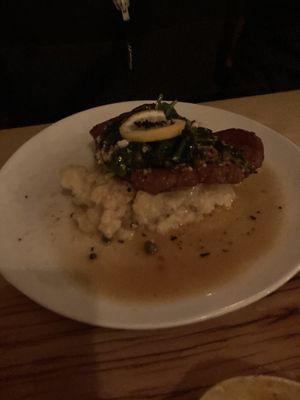 Seitan piccata  at Revolution Kitchen in Burlington