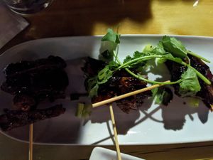 Seitan Satay at Revolution Kitchen in Burlington