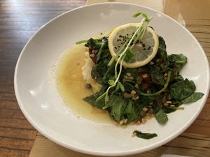 Seitan Pallenta  at Revolution Kitchen in Burlington