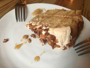 Maple Cake at Revolution Kitchen in Burlington