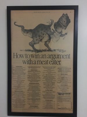 Truth in the basthroom at Revolution Kitchen in Burlington