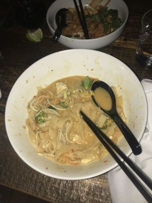 Laksa Noodle Pot at Revolution Kitchen in Burlington