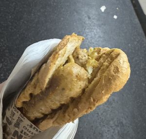 Vegan bosna  at Hermann's Würstelstand in Vienna