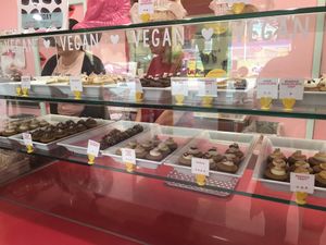 Bakery options the day I went!  at Bunnie Cakes in Doral