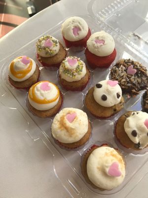 Mini Gluten free cupcakes  at Bunnie Cakes in Doral