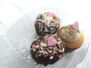 vegan yummyness :-) at Bunnie Cakes in Doral