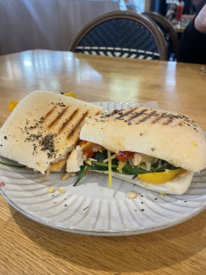 Vegan panini   at Eastwood in Rotorua