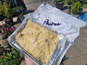 Raspberry Apple Crumble at The Free From Gluten Company in Mold