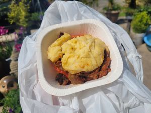Stuffed Red Pepper with Meatball & Cheese Sauce at The Free From Gluten Company in Mold